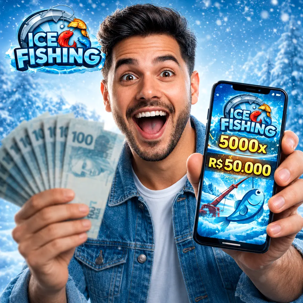 Criativo visual ice fishing usado no domínio ernivo.eu